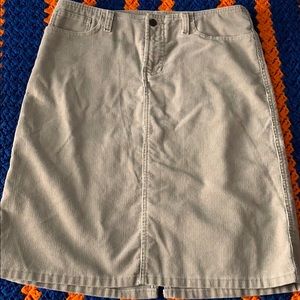 Abercrombie and Fitch corduroy skirt